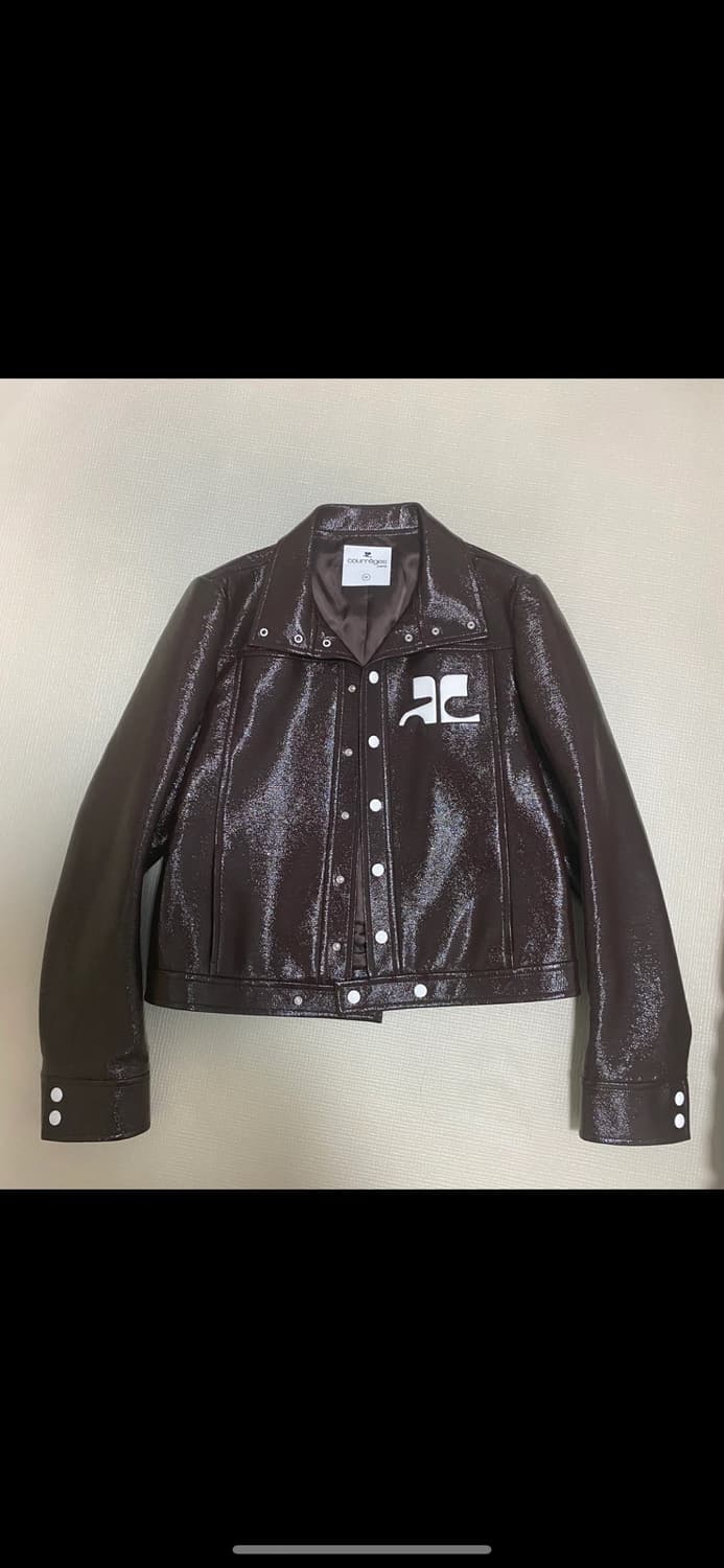 꾸레쥬 가죽자켓 남녀공용 50사이즈 상품이미지2