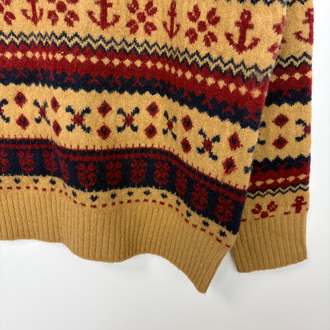 유니클로 jw앤더슨 노르딕 패턴 니트 티셔츠 상품이미지4