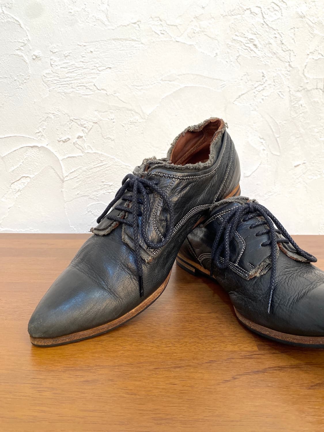 미하라 야스히로 90s 디스트레스 더비 슈즈    상품이미지2