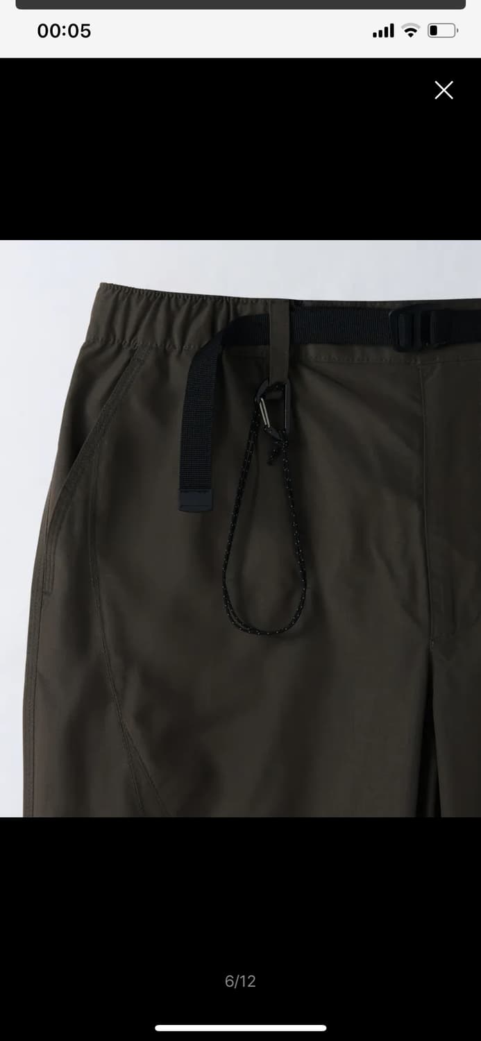 시티 레저 NP 스트럭처드 벨티드 팬츠 [머드 그레이] 상품이미지4