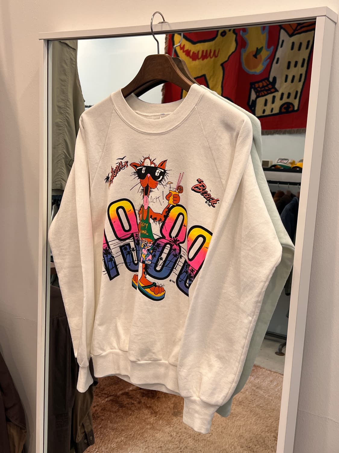 80s Jerzees CHEETOS 카툰 빈티지 스웻셔츠 (USA) 상품이미지1