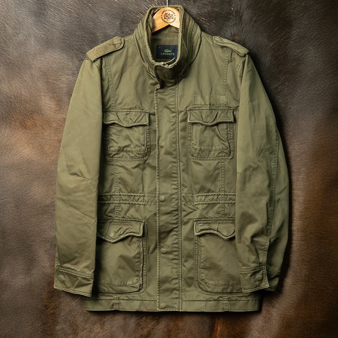 [105] 라코스테 밀리터리 M65 필드자켓 올리브 그린  상품이미지1