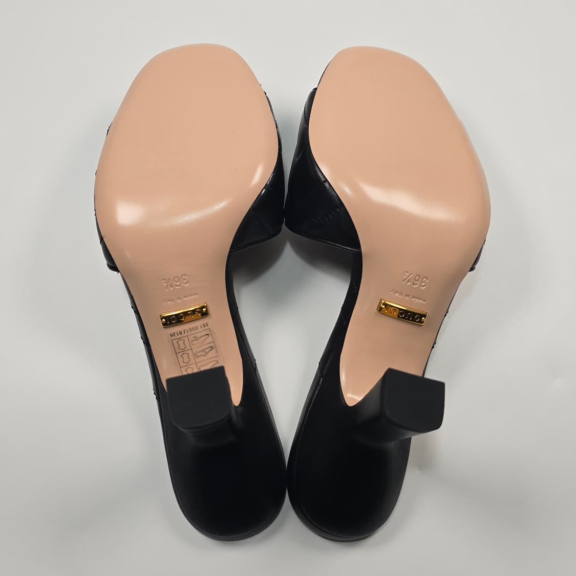 구찌 더블 G 미드힐 슬라이드 샌들 ( 235 ) 상품이미지7