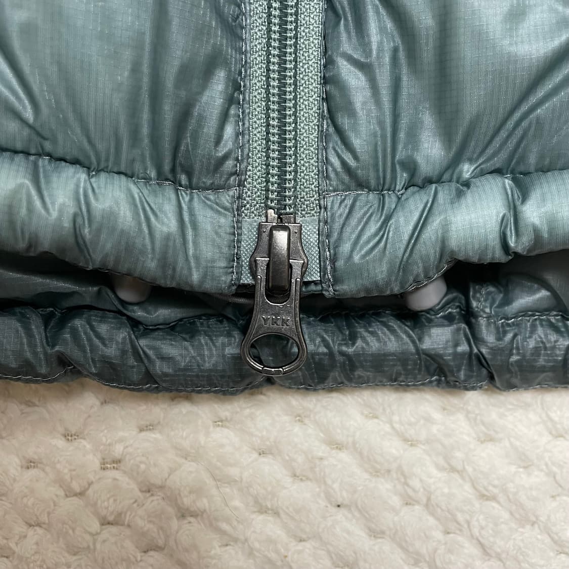 [XL] 몽벨 플라즈마 1000 알파인 구스 다운 파카 패딩 라이트그레이 상품이미지4