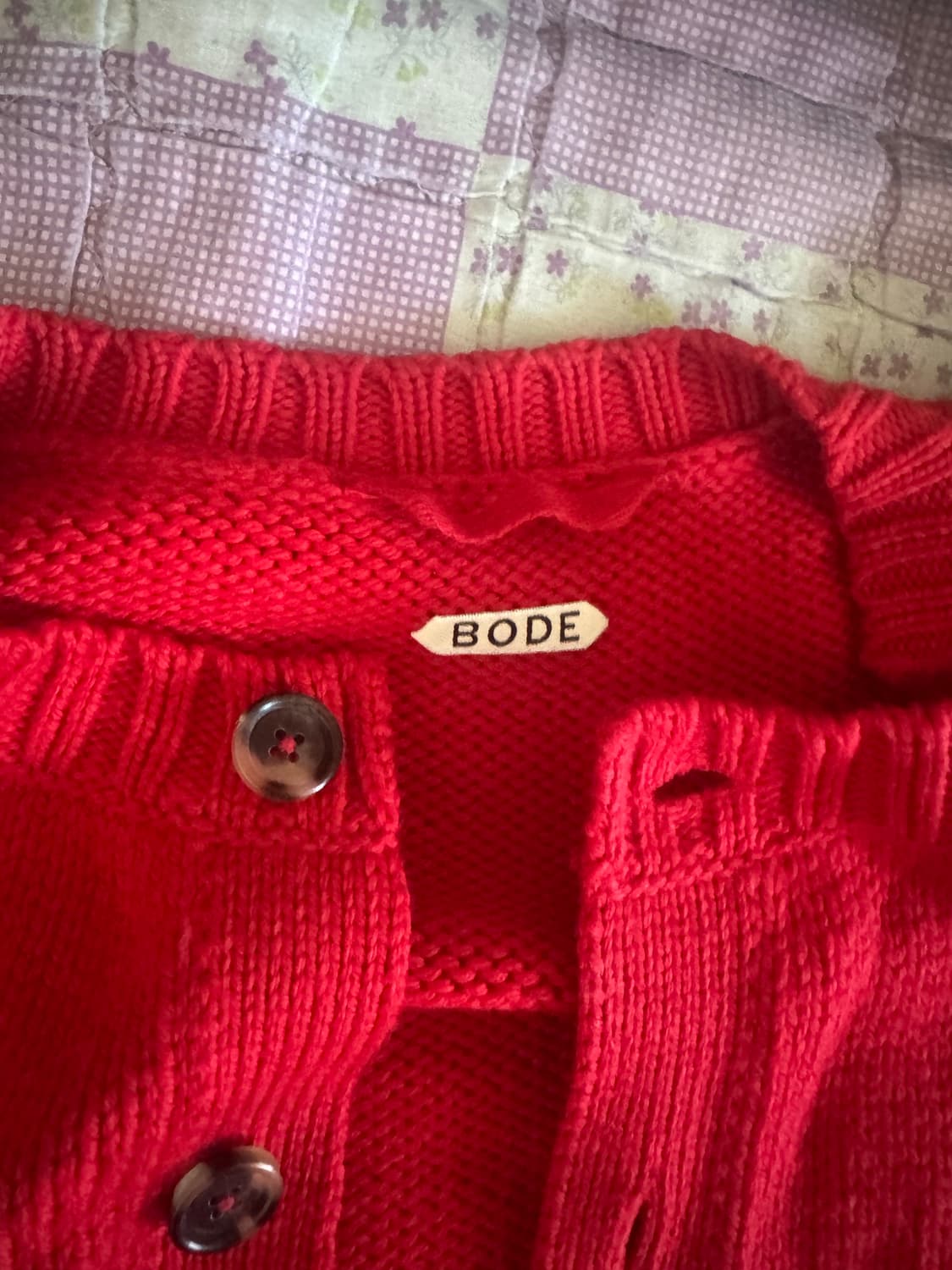보디 bode 노벨티 프로스 가디건 M 상품이미지4