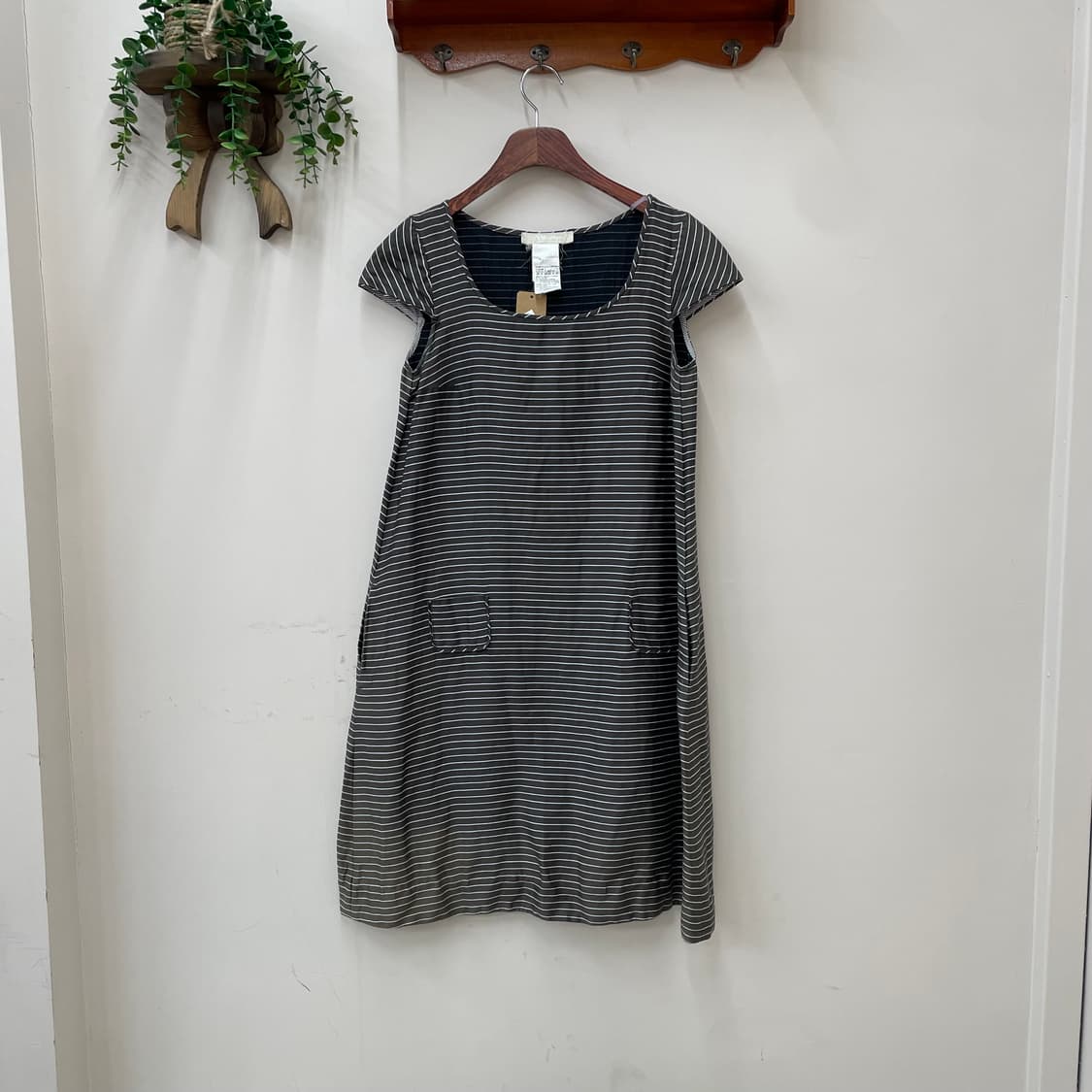 모리 교과서 스트라이프 반팔 롱 원피스 막스마라 상품이미지1