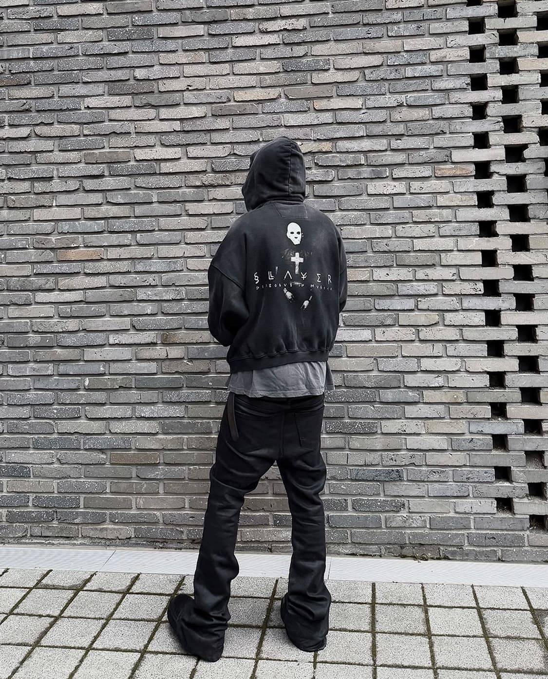 언더마이카 MU.158 플레어 왁스 코티드 플레어 진 0사이즈 판매 상품이미지3