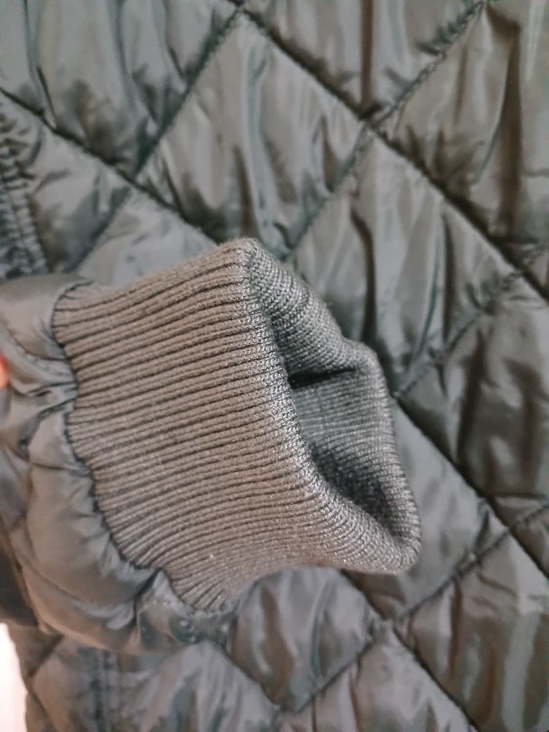 (XL,105)타미힐피거 퀼팅패딩 카키 상품이미지7