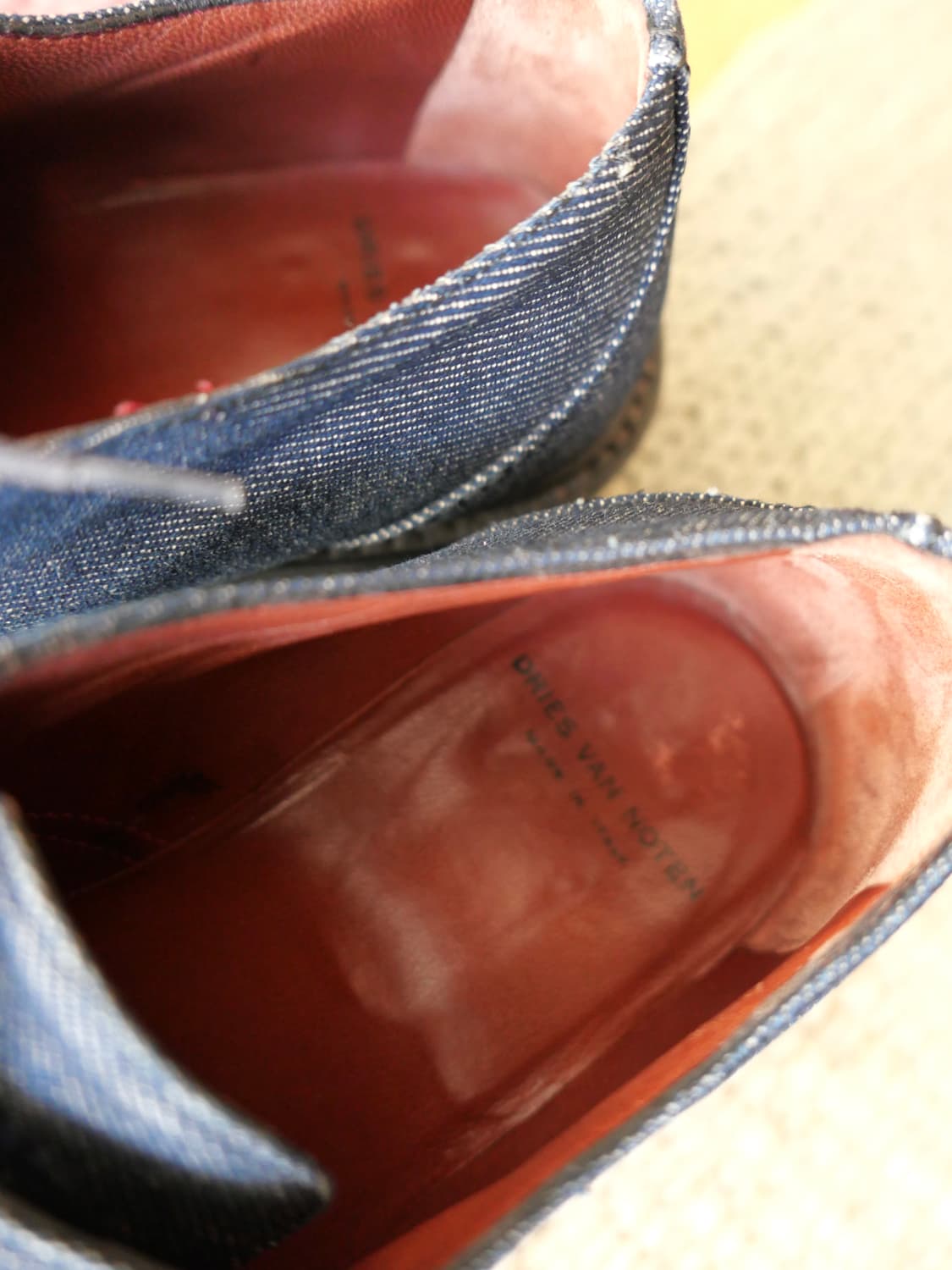 드리스 반 노튼 데님 더비 슈즈 상품이미지5