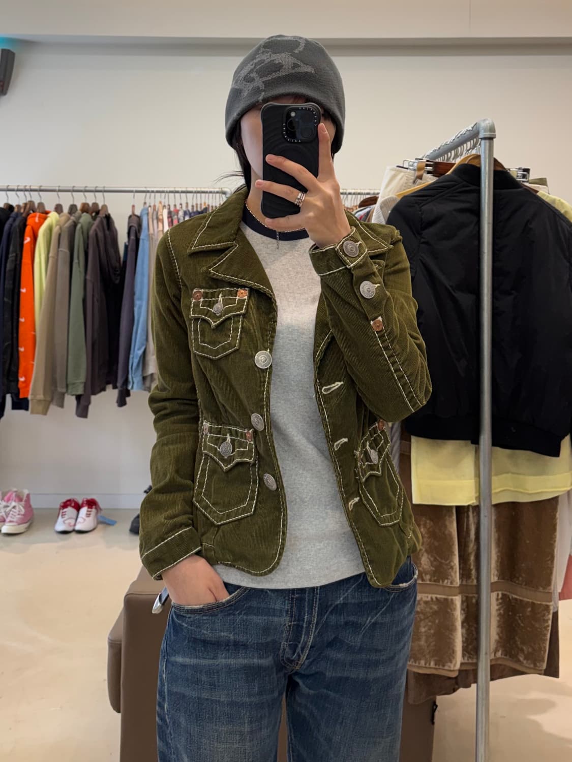 트루릴리전 코듀로이 스티치 자켓 상품이미지7