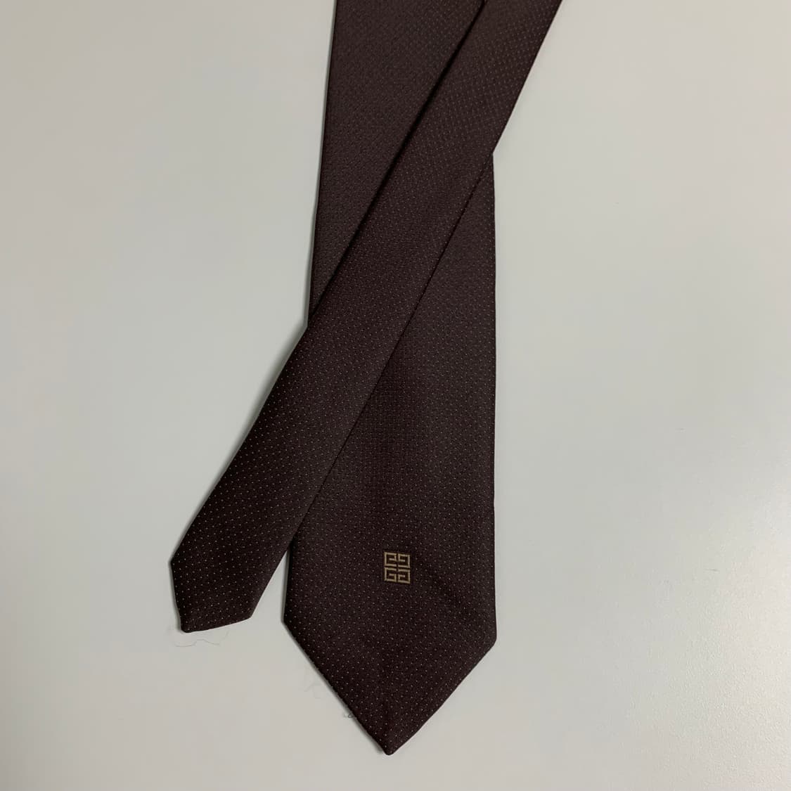 지방시(GIVENCHY) 혼방 클래식 정장 슬림넥타이 A등급 7.5cm 상품이미지3