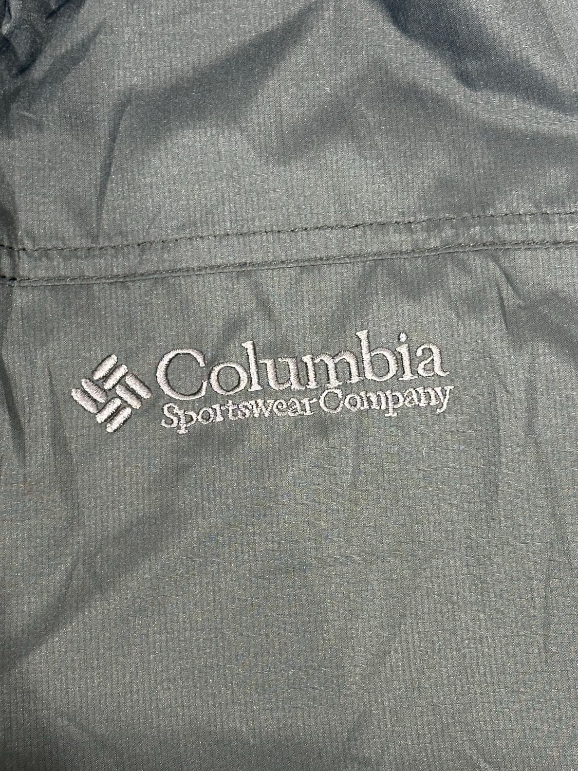 컬럼비아 네이비 그레이 양면 경량 패딩 바람막이 고프코어 자켓 상품이미지9