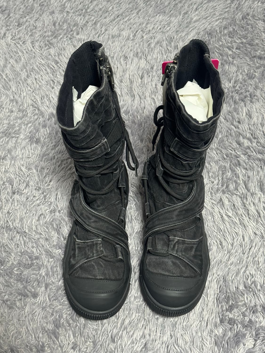 데모바자(DEMOBAZA) 하이탑 블랙 상품이미지6