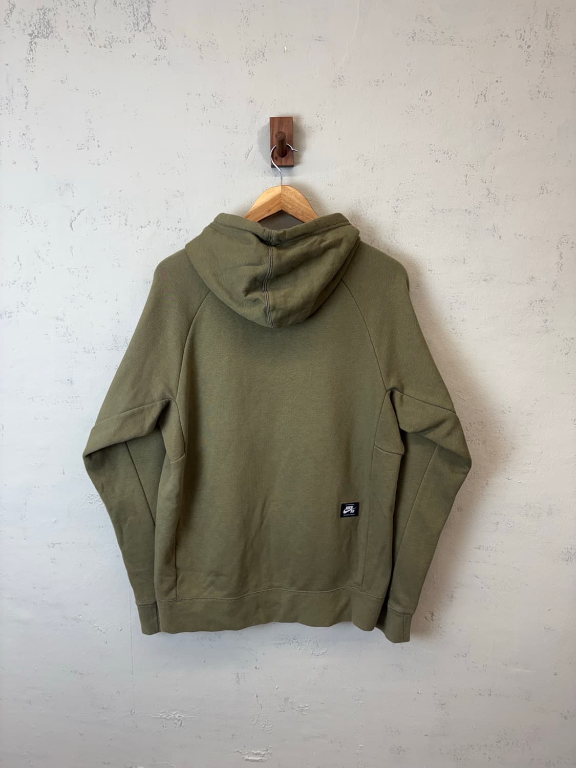 나이키SB 빅로고 카키 후드티 상품이미지2