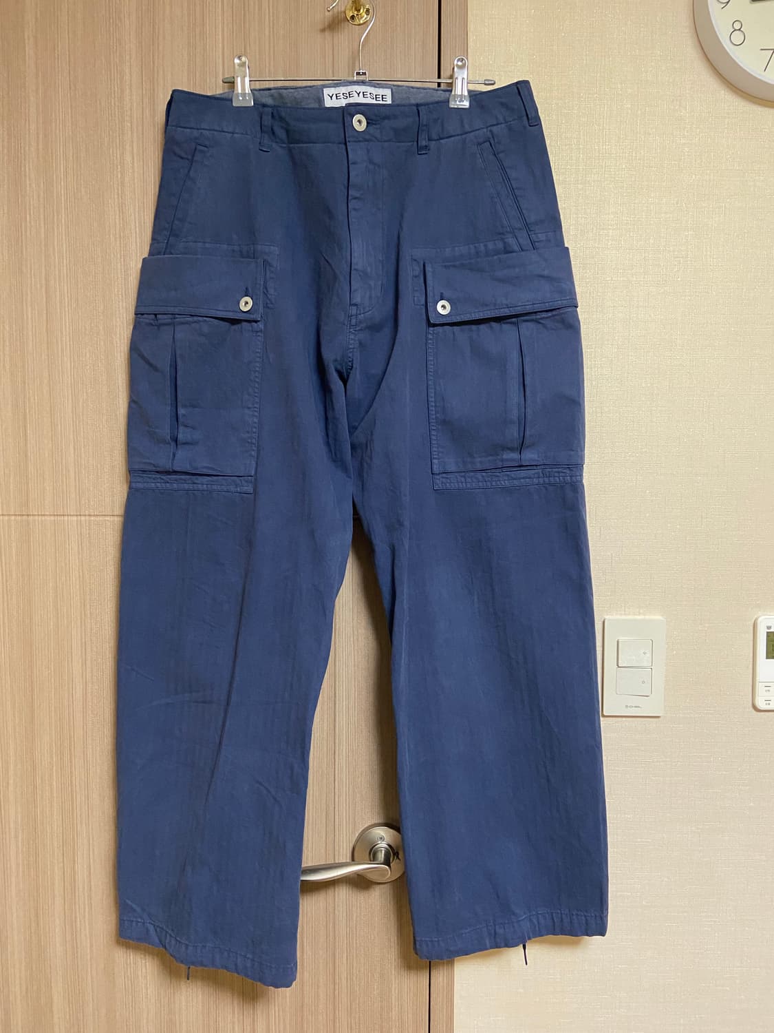예스아이씨 hbt dyed field pants 바지 네이비 m사이즈 상품이미지2
