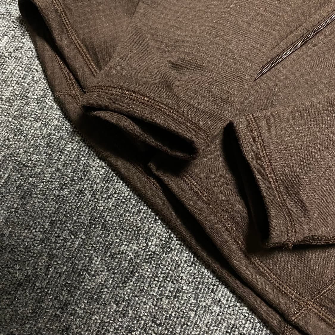 🌊Patagonia R1 Zip-up Brown Womens M  상품이미지7