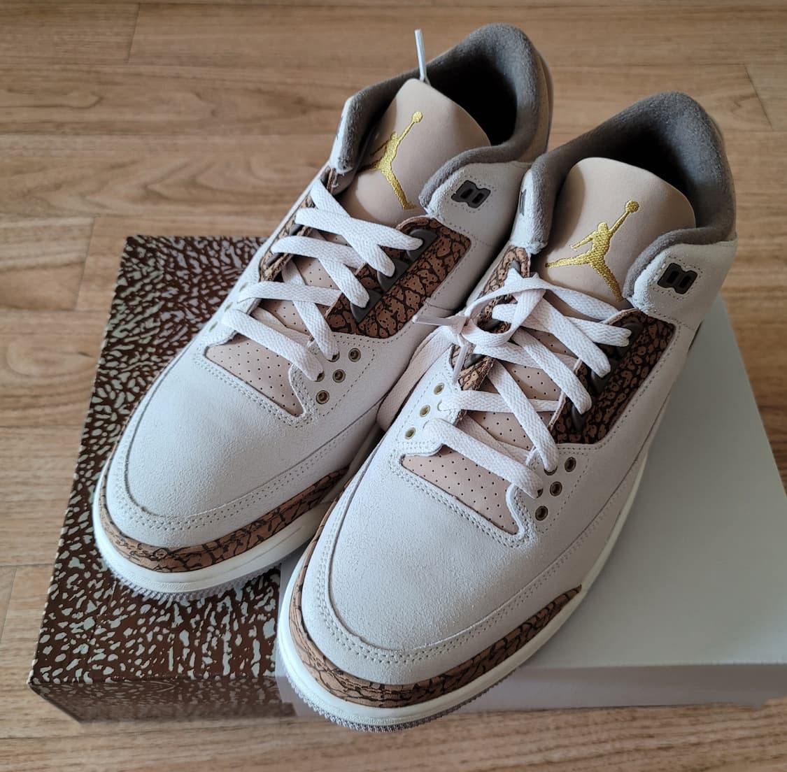 (285/US10.5)(새제품)나이키 에어 조던 3 오어우드 브라운 상품이미지3