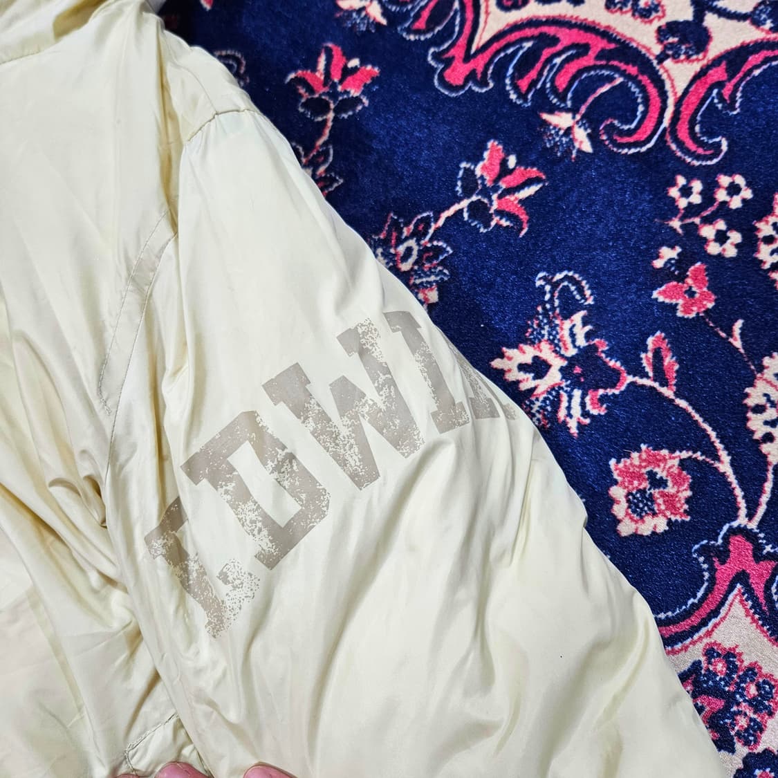 에드윈 00's 빈티지 y2k 레터링 덕다운 패딩 90size 상품이미지3