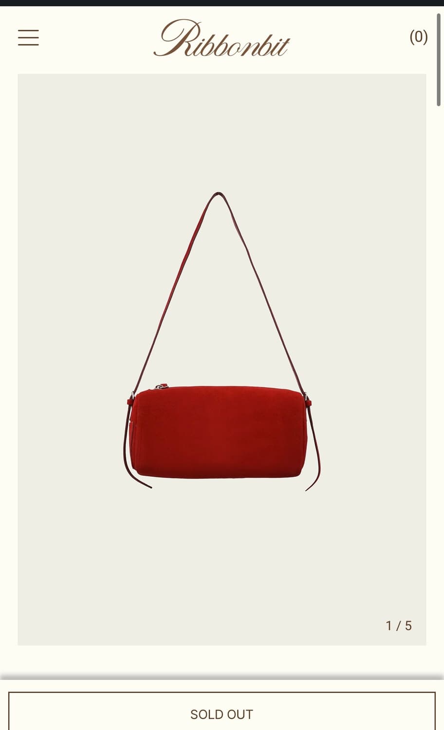 Ribbonbit Elie bag (red) 상품이미지1