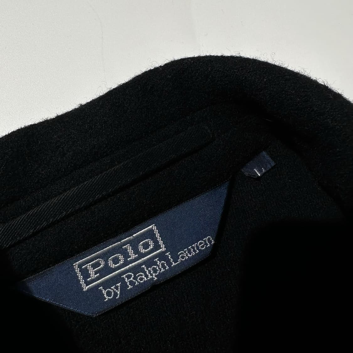 폴로 랄프로렌 울 벨트 크롭 자켓 블랙 상품이미지4