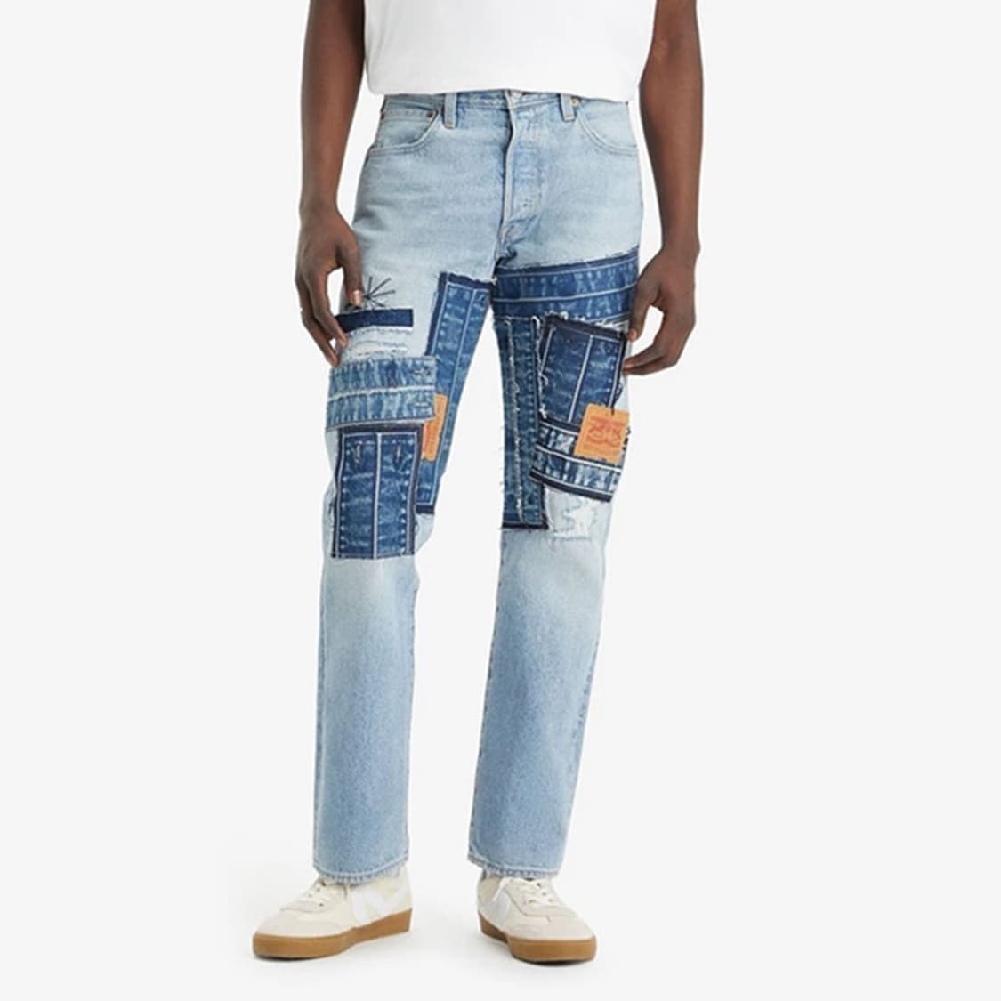 [30]리바이스 501 오리지날 스트레이트 패치 데님진 상품이미지2