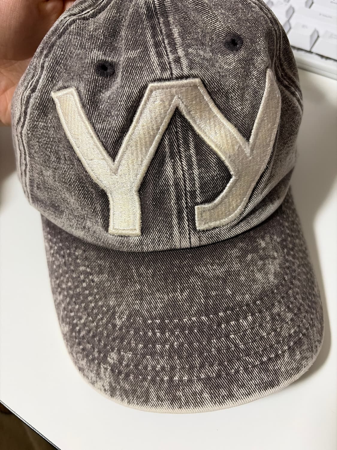 오픈와이와이 코튼 볼캡 브라운 상품이미지2