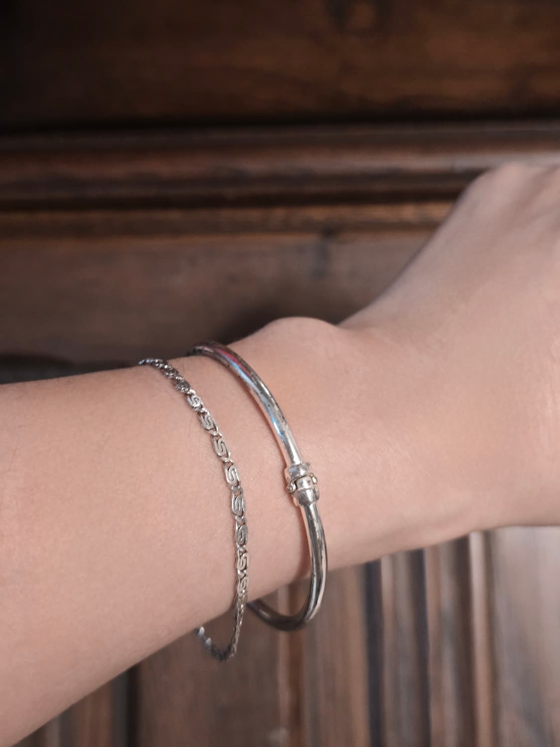 🇮🇹이탈리아 체인 실버 팔찌 목걸이 세트 상품이미지7