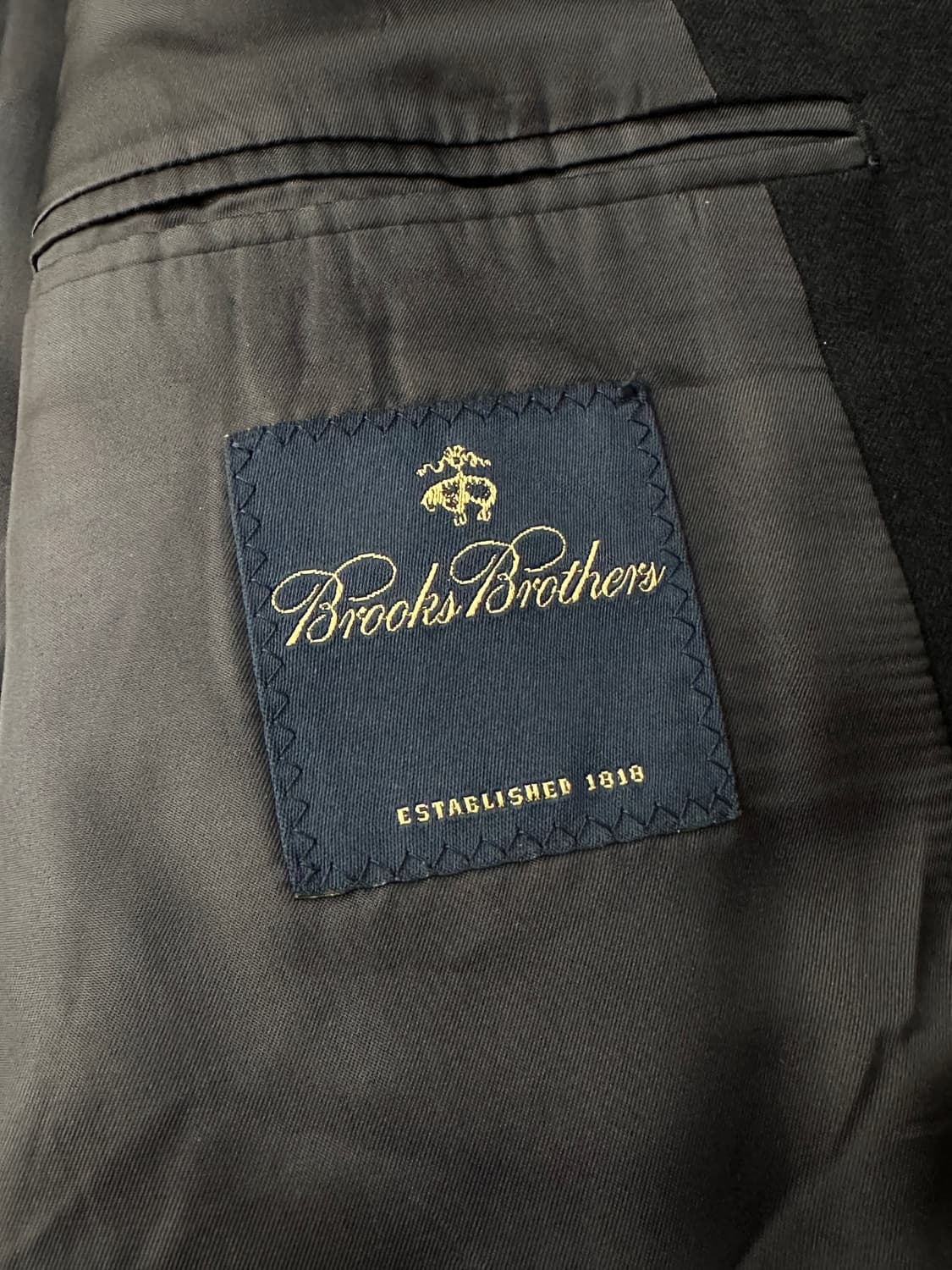 브룩스 브라더스 네이비 금장 블레이저 38S 상품이미지7