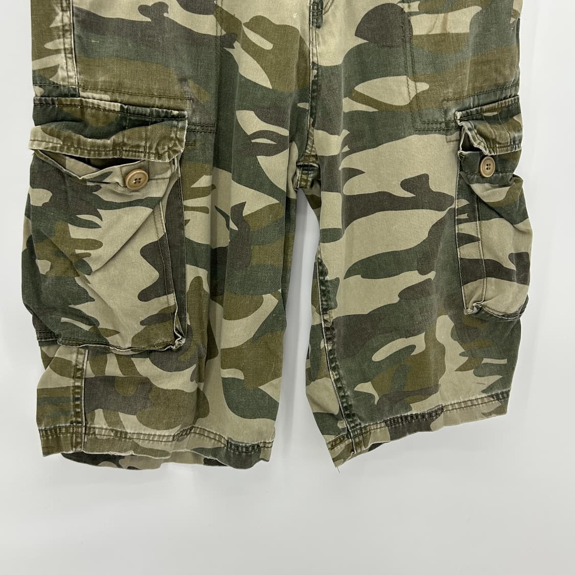 [Real Crush Clothing] 밀리터리 카모 카고 하프팬츠 상품이미지4