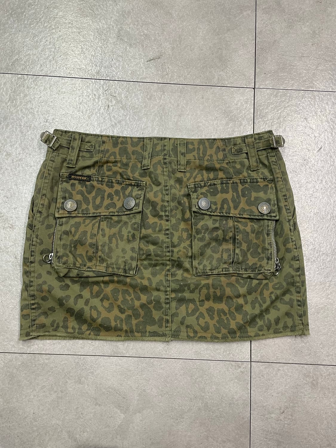 히스테릭 글래머 레오파드 갸루 미니 스커트 상품이미지1