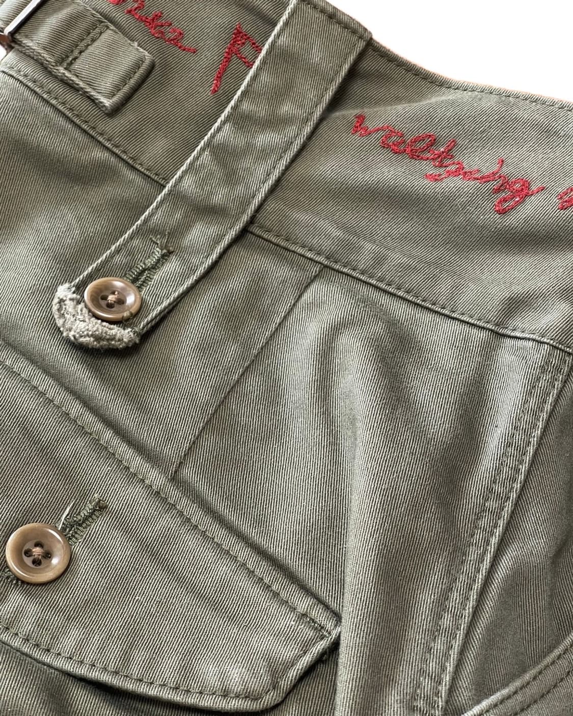 KAPITAL 2015FW Gurkha Embroidered Skirt 상품이미지9