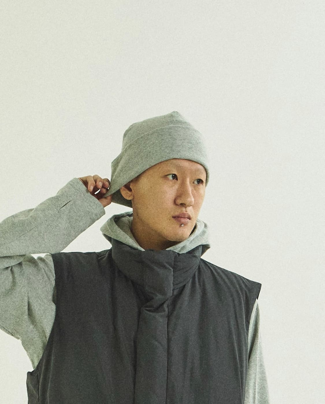 SEASUN RIB BEANIE 시선 코튼 립 비니 상품이미지1