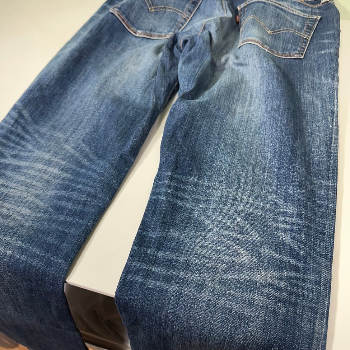 M-L 리바이스511 슬림핏 빈티지워시드 중청 데님팬츠 상품이미지7