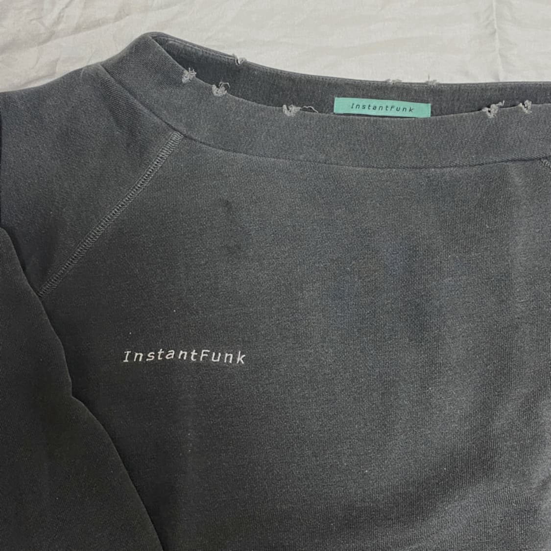 인스턴트펑크 오프숄더 스웨트 원피스 상품이미지5