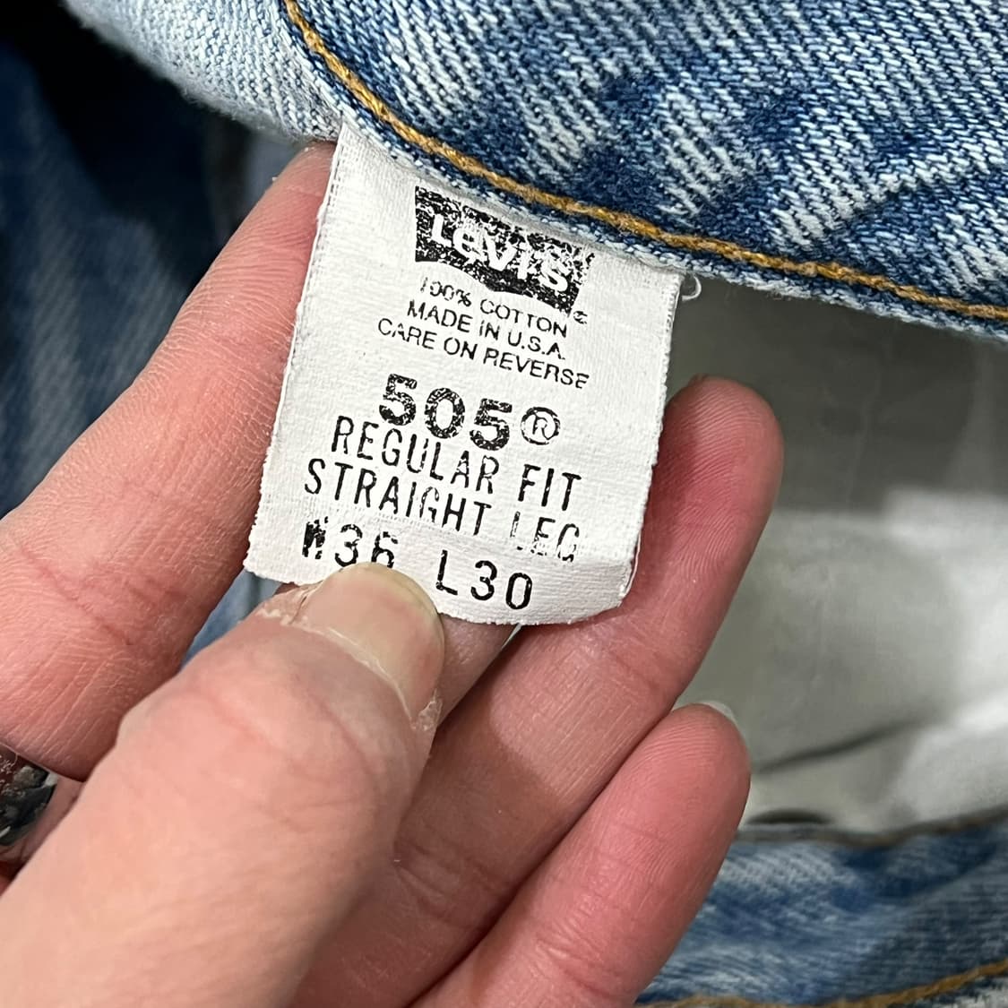 usa 리바이스 505 데님팬츠 s08466 상품이미지9
