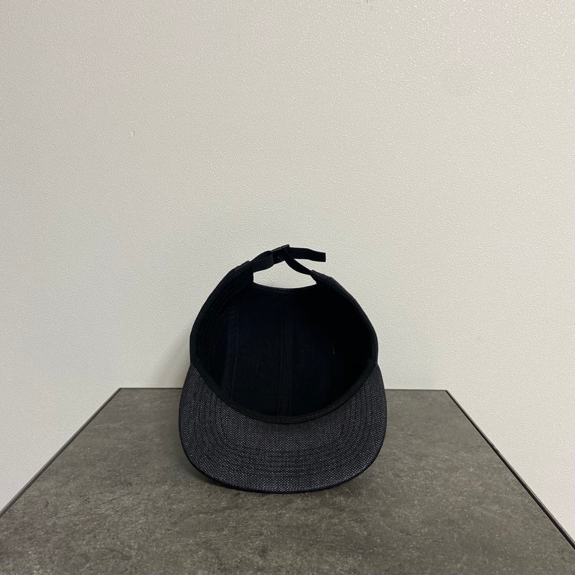 슈프림 우븐 사이드 로고 블랙 캠프캡 모자 상품이미지5