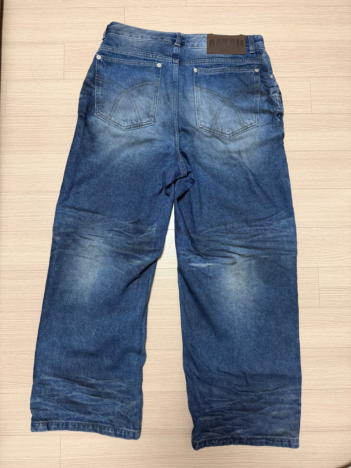 아캄 Chain Graphic Denim Pants ( 1 ) 상품이미지4