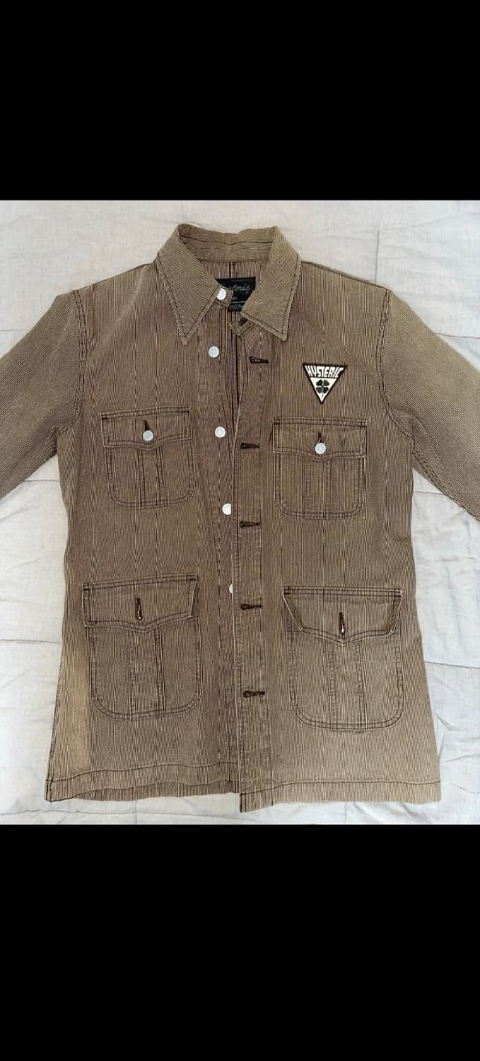 🚨급처🚨 히스테릭글래머 클로버 패치 워크자켓(F) 상품이미지3