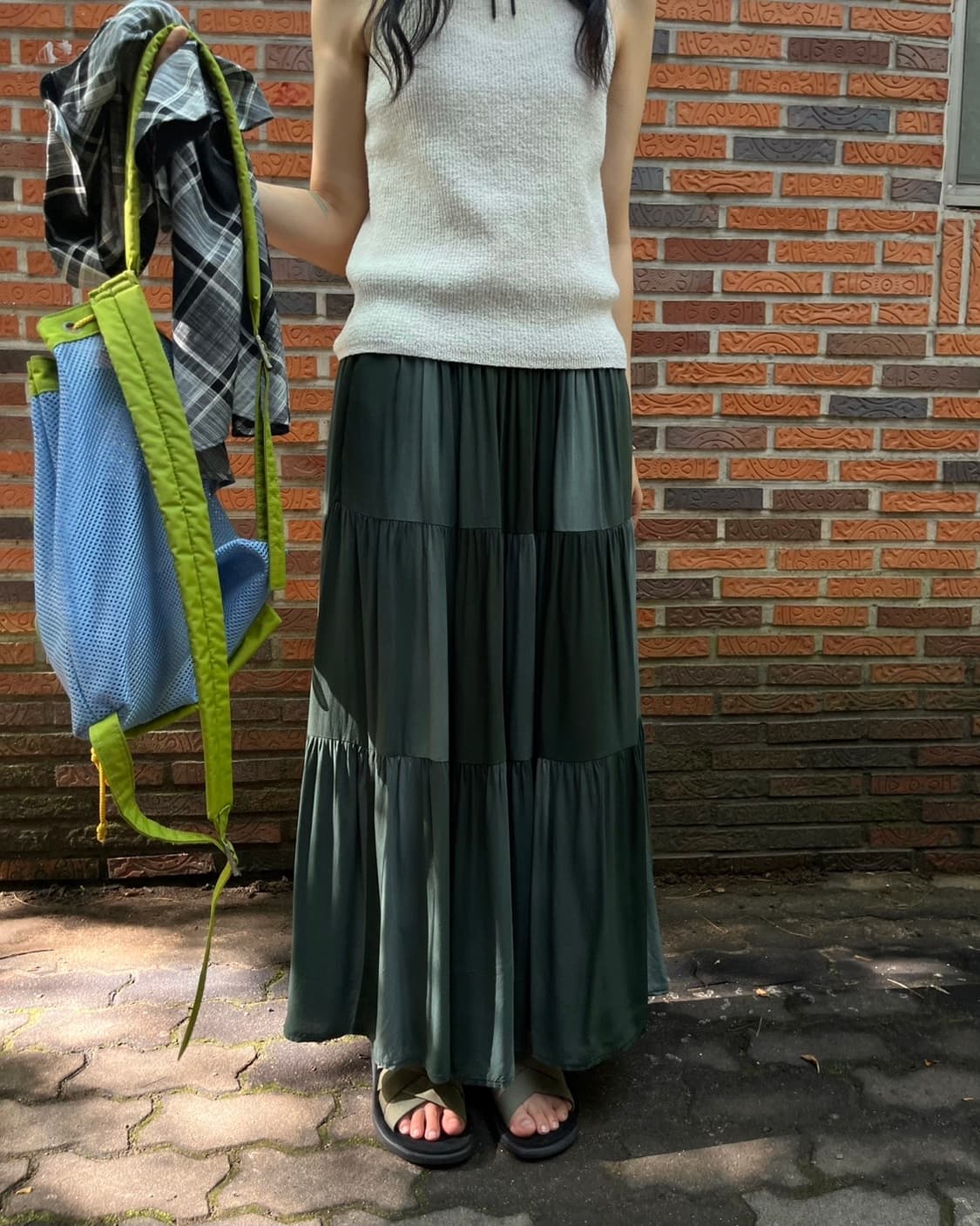 tiered long skirt 상품이미지4