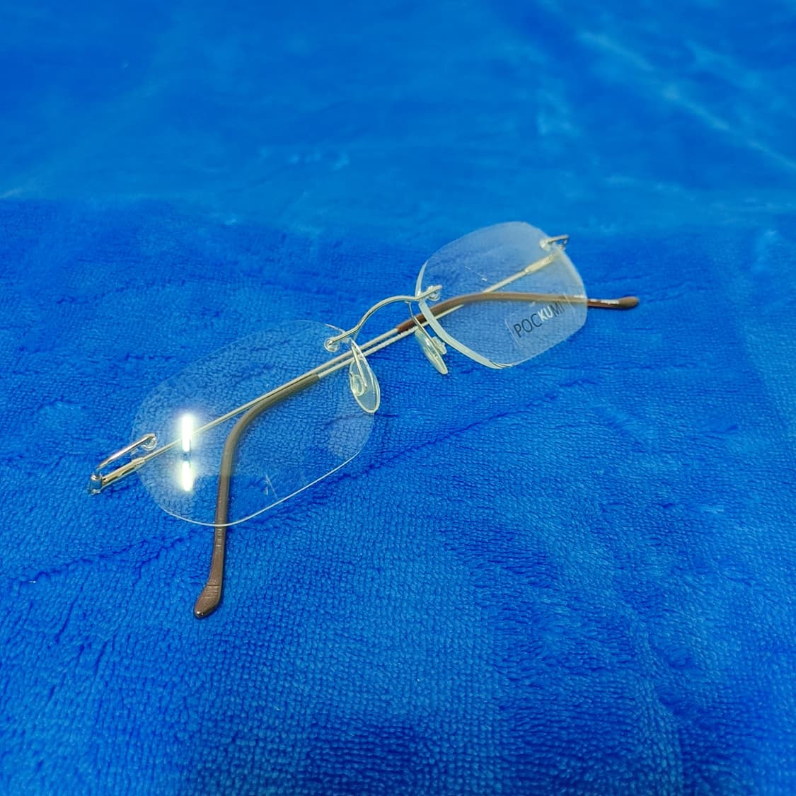 일본제 금장 무테 빈티지안경 상품이미지1