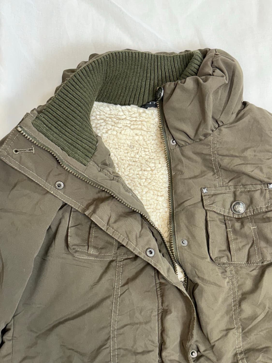 Jpn 브라운양털 야상자켓 상품이미지4