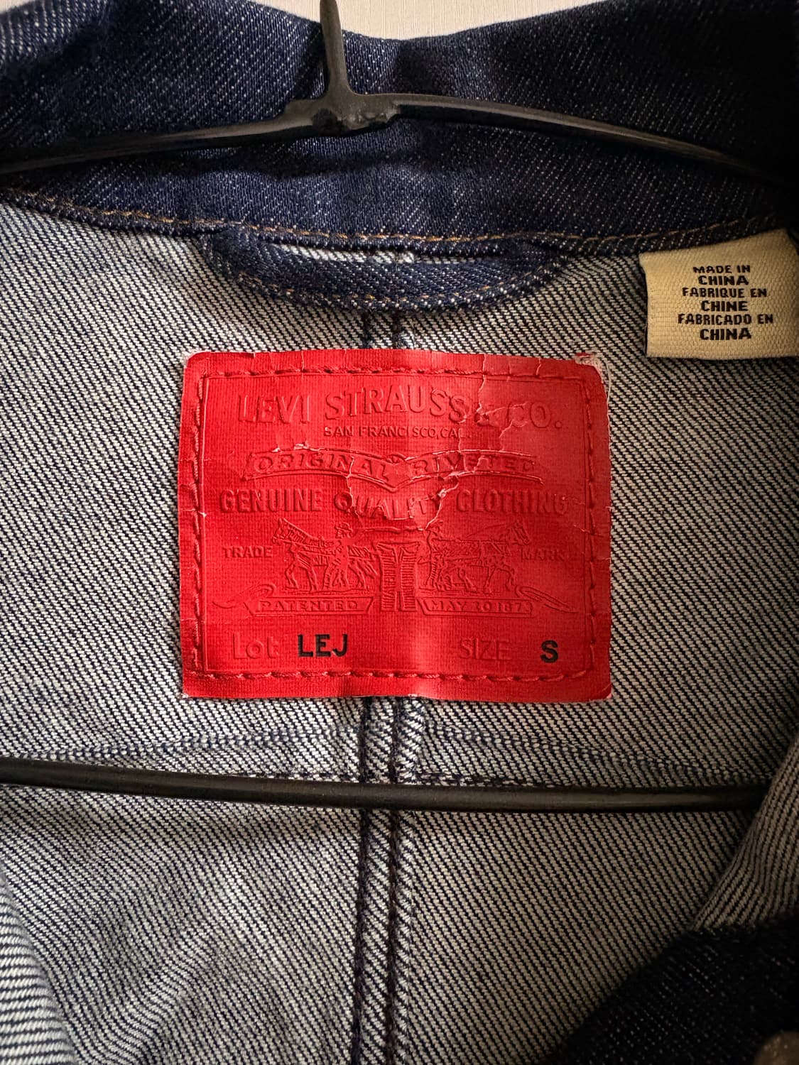 [LEVIS] LEJ Cropped denim trucker 상품이미지3