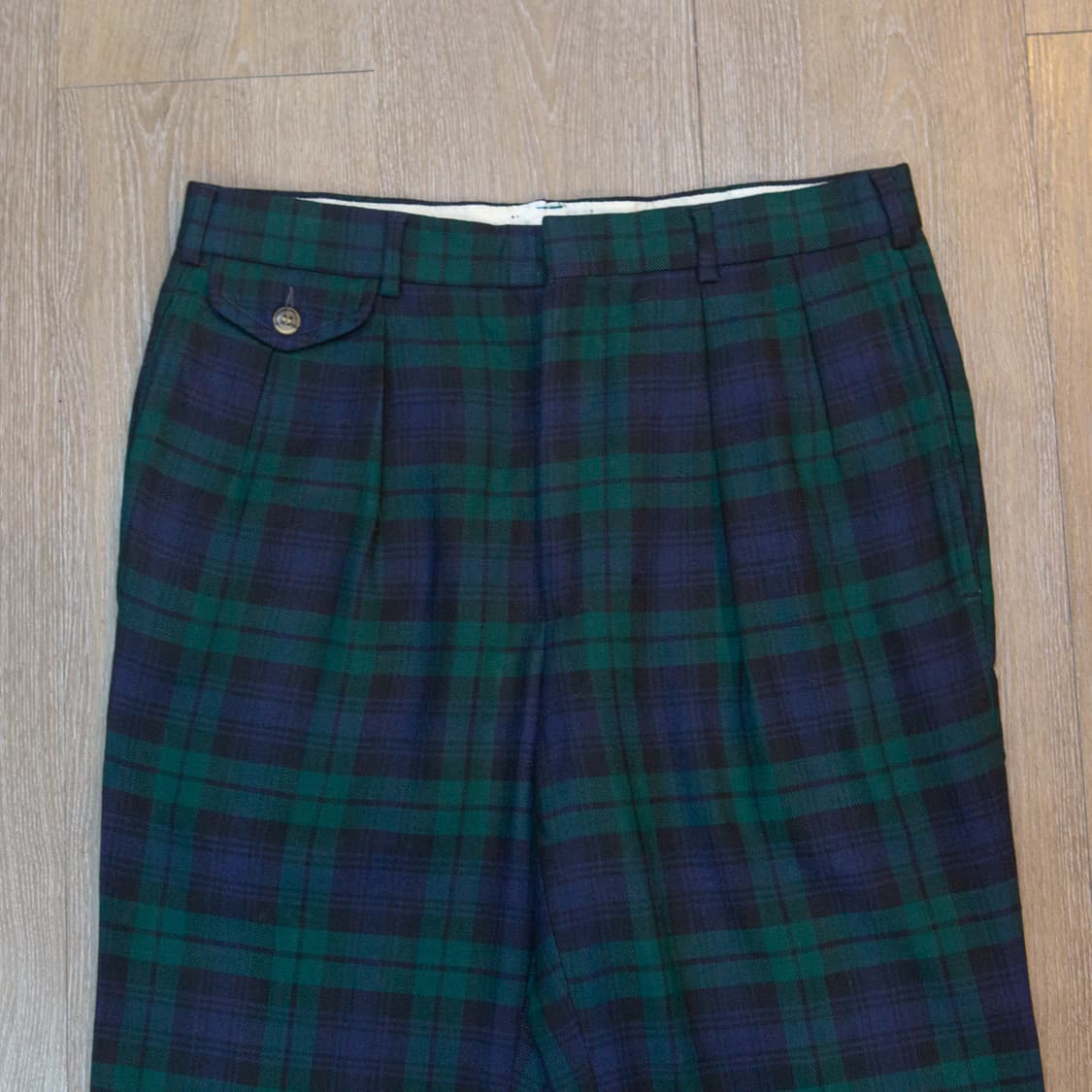 [Rare] 60s Hudson's 블랙와치 타탄 울 트라우저 상품이미지5