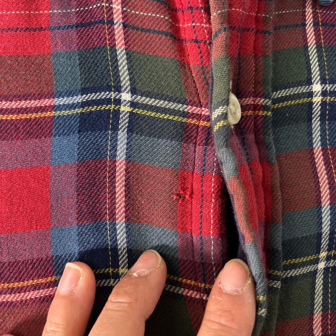 100 폴로랄프로렌 빈티지 체크 코튼 셔츠 상품이미지6