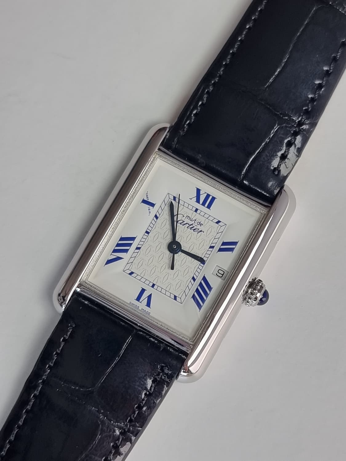 까르띠에 빈티지 탱크머스트 XL 짝수로만 다이얼 디버클 시계 (남녀 공용 상품이미지2