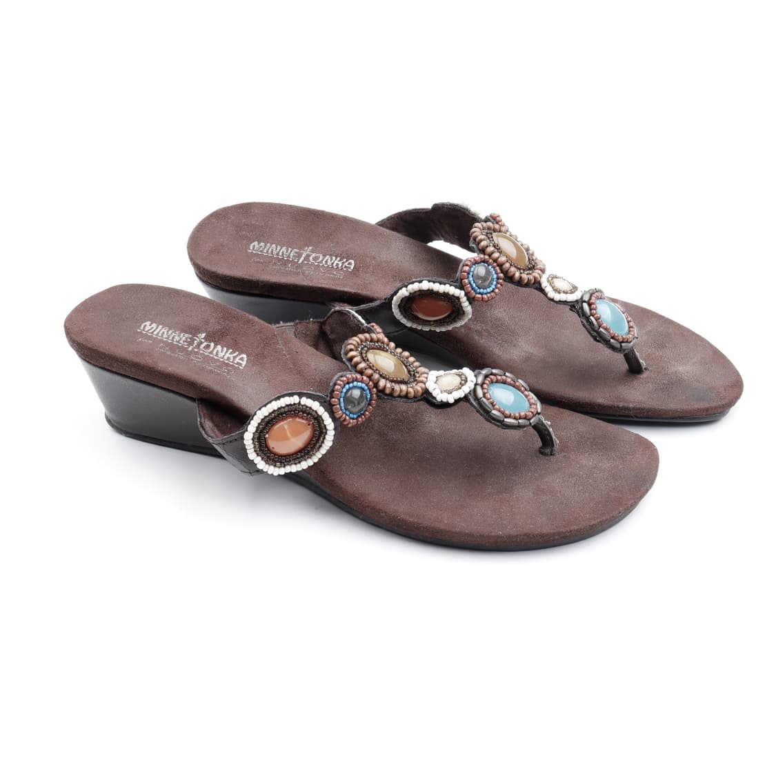 미네통카 업타운 웨지 샌들 상품이미지1