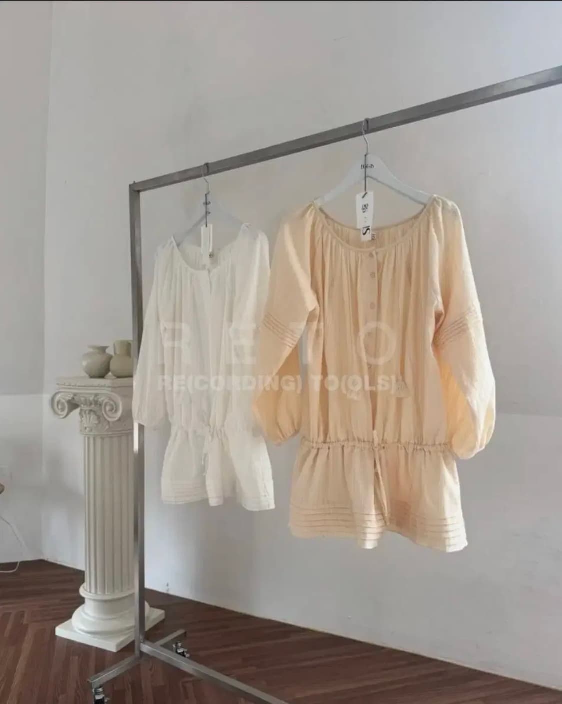 에그이즈 아이리스 태슬블라우스 미니원피스  상품이미지3