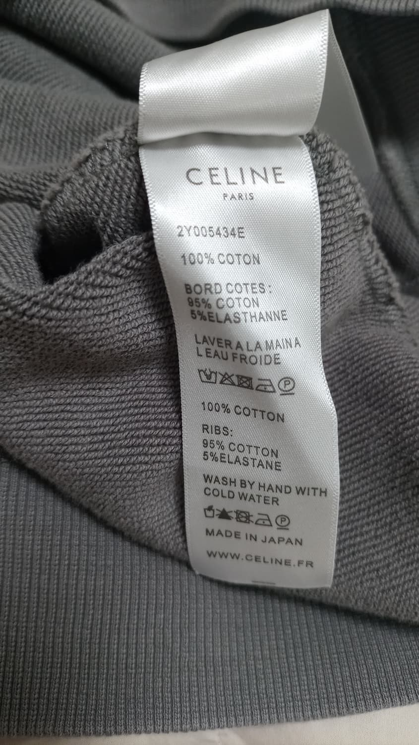 정품 셀린느 톤온톤 로고 루즈 후디 후드티 남여공용 상품이미지9