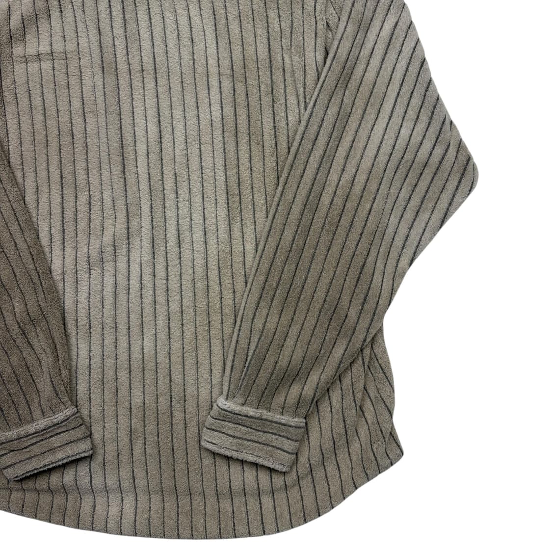 그라미치 빈티지 스트라이프 플리스 하프 집업 M 상품이미지6