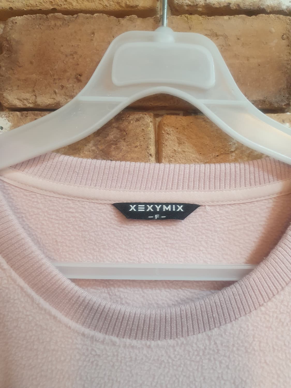 젝시믹스 핑크 플리스 맨투맨 F 상품이미지3